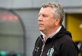 Nemalonomios skanduotėmis palydėtas Vladimiras Čeburinas: „Visus jus gerbiu, bet noriu, kad kalbėtume apie futbolą“
