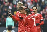 „Bayern“ ir „Borussia“ komandos vietiniame čempionate iškovojo pergales