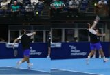 Metų taškas? H.Gastonas pašokęs smūgiu per nugarą nepaliko vilčių 9-ajai pasaulio raketei