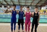 Europos plaukimo su pelekais čempionate lietuviai pagerino šalies rekordą