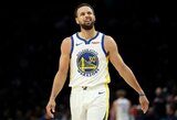 „Tai buvo vienos keisčiausių ir liūdniausių rungtynių, kuriose teko dalyvauti“: slogiame vakare Mineapolyje – S. Curry istorinis įrašas ir užtikrinta „Warriors“ pergalė