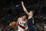 36 taškus surinkęs D.Avdija vedė „Trail Blazers“ į pergalę