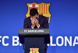 „La Liga“ prezidentas J.Tebasas atskleidė, kokiu būdu „Barcelona“ galėjo išsaugoti L.Messi
