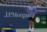 D.Thiemą „neįgaliu žmogumi“ išvadinęs A.Bublikas buvo eliminuotas iš „US Open“ turnyro