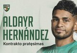 Aldayras Hernandezas toliau vilkės „Kauno Žalgirio“ marškinėlius