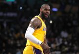 L.Jameso vedama „Lakers“ pratęsė pergalių seriją