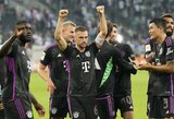 87-ą minutę pelnytas įvartis padovanojo „Bayern“ pergalę Vokietijos čempionate