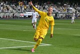 Futbolininkų džiaugsmas laimėjus baudinius: „Pirmame kėlinyje rodėme, kaip turime žaisti“