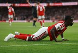 „Arsenal“ „Premier“ lygoje išlieka nepraradusi taškų ir nepraleidusi įvarčių