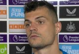 G.Xhaka išsiliejo: „Jei tau dreba kinkos, tai neik į aikštę. „Arsenal“ reikia žaidėjų su tvirtais „kiaušiniais“