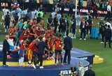 Kol komandos draugai nusisuko, jis parodė pagarbą čempionams: vienintelis argentinietis sulaukė pasaulio sirgalių pagyrų