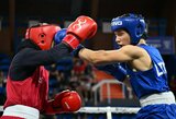 Jakimova po atkaklios finalo kovos pasipuošė Europos jaunimo bokso čempionato sidabru