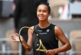 Jaunoji karta ateina: 19-metė L.Fernandez ir 18-metė C.Gauff – „Roland Garros“ ketvirtfinalyje