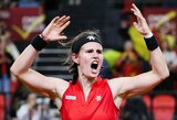 Ryškiausių žvaigždžių nesulaukusi JAV rinktinė „nudegė“ Belgijoje, Tokijo olimpinė čempionė neišgelbėjo šveicarių