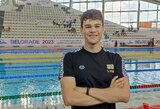 Europos jaunimo plaukimo čempionate – Dž.Miškinio Lietuvos rekordas