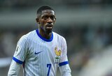 Paaiškėjo, kiek laiko rungtyniauti negalės traumą patyręs Dembele