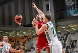 „Panathinaikos“ su A.Gudaičiu neprilygo „AX Armani“ klubui