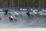 Įspūdingas lietuvių pasirodymas Latvijoje: Baškys triumfavo BMX elito grupėje