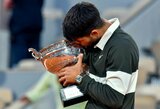 Įspūdingai „Roland Garros“ titulą apgynęs Alcarazas: apie emocingiausią karjeros mačą, būseną trečiojo seto metu, beprotišką mačo lygį ir neįtikėtiną sutapimą su Nadalio pasiekimais