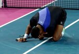 ATP 250 turnyre žaidėjas traumavo pats save, o 16-metis prancūzas įsirašė į istoriją