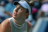 Noskova išgyveno tikrą trilerį prieš Kostiuk: Vimbldono čempionė – „US Open“ ketvirtfinalyje
