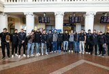 Į IA pasaulio čempionato divizioną iškopusi Lietuvos ledo ritulio rinktinė sugrįžo namo: „Tik smulkios detalės ten spręs rezultatus“