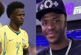 Vinicius pasikeitė neatpažįstamai: sirgaliai netiki savo akimis