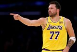 „Lakers“ reguliarų sezoną užbaigs be Dončičiaus