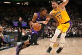„Kings“ tritaškiai pražudė „Lakers“ komandą