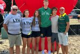 Lietuviai kaupė patirtį Europos U20 paplūdimio tinklinio čempionate, auksą iškovojo latviai