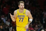 „Lakers“ sulaukė žinių apie traumuotą Dončičių