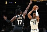 Didžiulį pranašumą turėję „Bucks“ dėl pergalės turėjo gerokai pakovoti