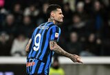 „Atalanta“ Italijos futbolo taurės ketvirtfinalyje eliminavo „Juventus“