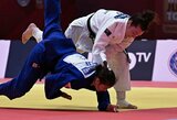 Lūžęs pirštas nesutrukdė Dudėnaitei prestižiniame „Grand Slam“ dziudo turnyre iškovoti 5-ą vietą