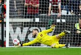 „Premier“ lygoje – grubi D.De Gea klaida ir „Man Utd“ pralaimėjimas prieš „West Ham Utd“ 