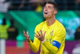 C.Ronaldo laisvas nepataikė į vartus iš metro, S.Mane griebė varžovui už gerklės, o jų komanda pasitraukė iš Azijos Čempionų lygos