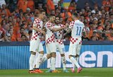 Nyderlandus per pratęsimą nugalėjusi Kroatijos rinktinė pateko į Tautų lygos finalą