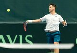 Po nuviliančio pratęsimo atsitiesęs R.Berankis įteikė indui „riestainį“ ir priartėjo prie pagrindinio etapo