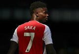 Bukayo Saka neskuba pasirašyti su „Arsenal“ naujo kontrakto