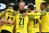 Vokietijoje – E.Haalando pelnytas dublis ir „Borussia“ komandos pergalė