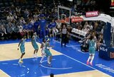 Dažnai to nepamatysi: NBA rungtynėse – neįtikėtinas metimas iš už krepšio