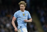 „Manchester City“ triuškinama pergalė pažymėta K.De Bruyne sugrįžimu