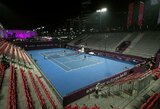 Buvusi pirmoji pasaulio raketė prie tuščių tribūnų neužbaigė net pirmo seto, Svitolina su Andrejeva netikėtai iškrito