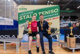 Kornelija Riliškytė ir Matas Skučas triumfavo Lietuvos stalo teniso čempionate