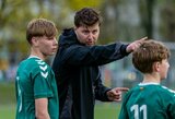 Lukas Artimavičius įvertino U-14 rinktinės pasirodymus prieš Latviją: „Labiausiai koją kišo jaudulys“