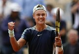 „Roland Garros“: S.Tsitsipą sustabdė 19-metis Danijos talentas (papildyta)