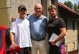 Markas Buteikis ir Titas Čapkauskas asfalto paslapčių mokėsi pas WRC čempionų auklėtoją