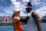 Legendinė Venus Williams krito jau pirmajame rate Majamyje – varžovė dar ir atsiprašė