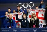 „Čia ne Sakartvelo rinktinė, o okupantų filialas“: buvęs Sakartvelo prezidentas pasibaisėjo vaizdu olimpiadoje