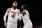 Valančiūnas rezultatyviai išnaudojo savo minutes, o „Nuggets“ nugalėjo Hiustone
